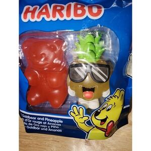Haribo Gold Bear Collectible Red‎ Goldbear and Pineapple FIGURES